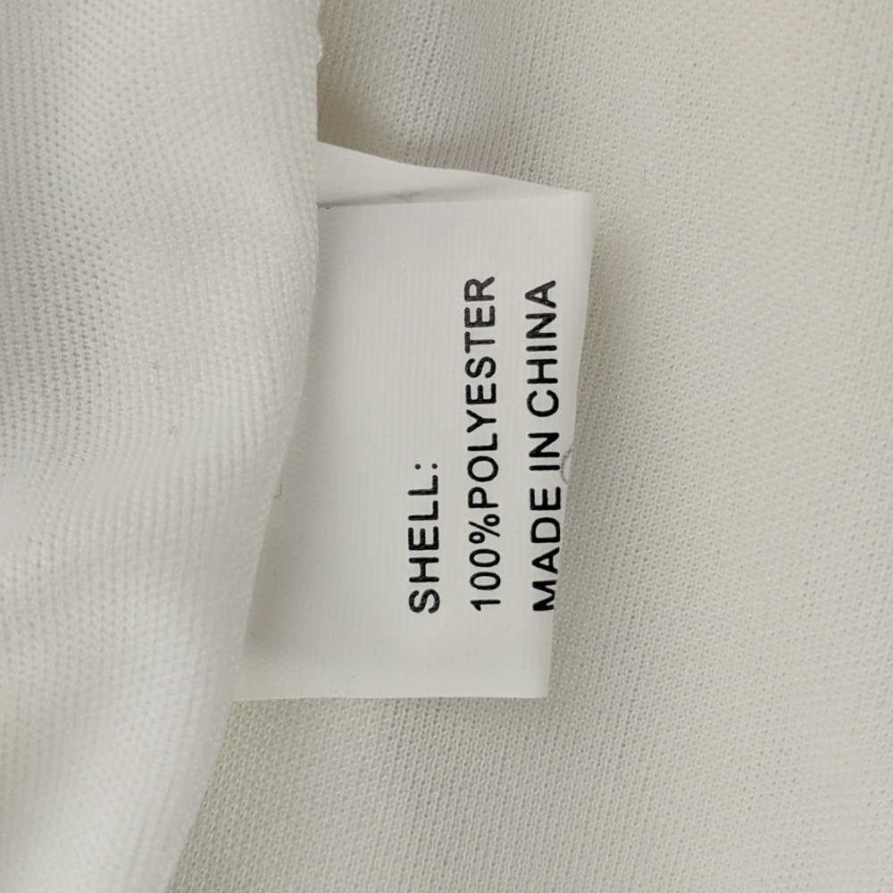 Lioness Dress Size Medium White Lined Cap Sleeves Zip-up Back Lace Fringe BNWT - Picture 7 of 8